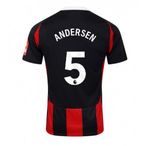 Fulham Joachim Andersen #5 Venkovní Dres 2024-25 Krátký Rukáv